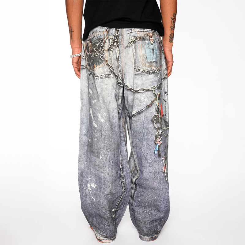 Printed Jeans